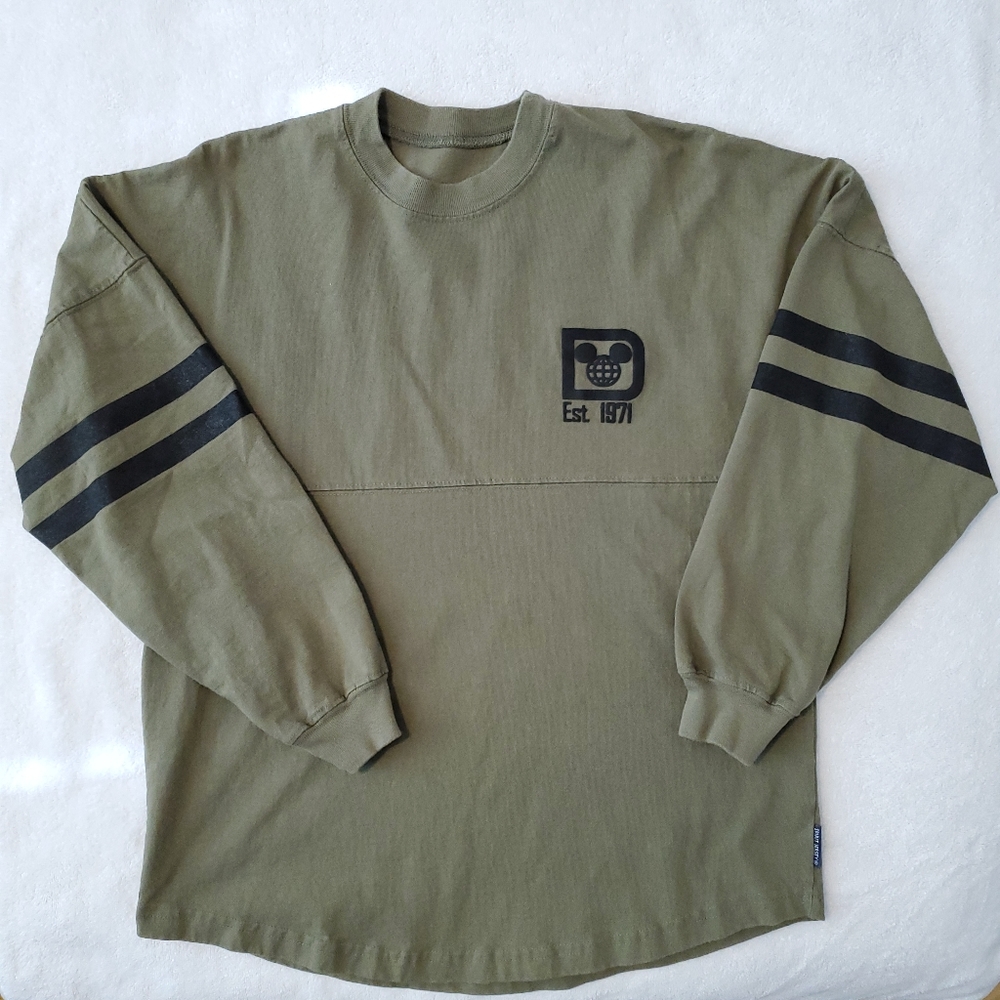 Walt Disney World Spirit Jersey Olive Green Size Small